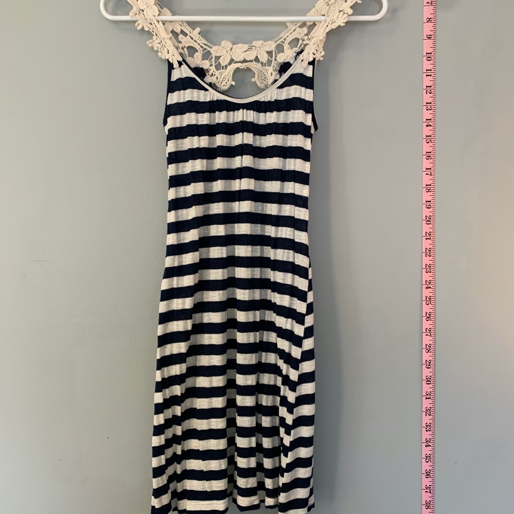 lace back dress
